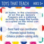 MindWare Sensory Genius Imagination Poppers — Fun Fidget Toys for Kids, Teens & Adults Ages 5 and Up - Image 6