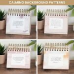 bloom daily planners Undated Perpetual Desk Easel - Motivational Inspirational Standing Flip Calendar - Page a Day (5.25" x 5.5") - Daily Mindfulness Reflection Questions - Image 5