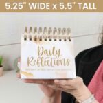 bloom daily planners Undated Perpetual Desk Easel - Motivational Inspirational Standing Flip Calendar - Page a Day (5.25" x 5.5") - Daily Mindfulness Reflection Questions - Image 6