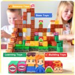 Soyee Magnetic Blocks Building Toys - Build Mine Magnet World Set Toddler Kids Sensory Toys for Boys & Girls Ages 3-5 5-7 8-12, 1'' Magnetic Cubes Game for Boys - Image 6