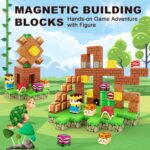 Soyee Magnetic Blocks Building Toys - Build Mine Magnet World Set Toddler Kids Sensory Toys for Boys & Girls Ages 3-5 5-7 8-12, 1'' Magnetic Cubes Game for Boys - Image 8