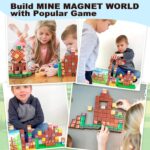 Soyee Magnetic Blocks Building Toys - Build Mine Magnet World Set Toddler Kids Sensory Toys for Boys & Girls Ages 3-5 5-7 8-12, 1'' Magnetic Cubes Game for Boys - Image 9