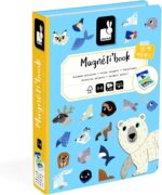 Janod - Magnéti'Book Polar Animals - Magnetic Educational Game 30 Magnets + 10 Models - Children's Toy Made of Cardboard - Develops Fine Motor Skills and Imagination - Suitable for Ages 3 and Above - Image 7