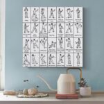 24 Forms of Chinese Martial Art Tai Chi Poster 1 Living Room Printing Oil Painting Interior Decoration Poster 12x12inch(30x30cm) Unframe-style - Image 4