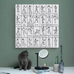 24 Forms of Chinese Martial Art Tai Chi Poster 1 Living Room Printing Oil Painting Interior Decoration Poster 12x12inch(30x30cm) Unframe-style - Image 5