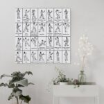 24 Forms of Chinese Martial Art Tai Chi Poster 1 Living Room Printing Oil Painting Interior Decoration Poster 12x12inch(30x30cm) Unframe-style - Image 6