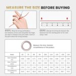 Smart Ring For Women Men, Health Tracker with Heart Rate/Blood Oxygen/Blood Pressure/Sleep Monitoring/Step Counting, IP68 Waterproof Fitness ring, No App Fees for iPhone & Android (Rose Gold, 7#） - Image 3