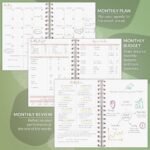 PLANBERRY Weekly Planner – Undated Life Organizer & Budget Planner – Time Management, Goal Setting, To-Do List, Work-Life Balance & Habit Tracker – 6.1″ x 8.1″ (Natural Green) - Image 5