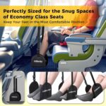 1 Pack - Foot Hammock for Plane Travel, Portable Airplane Foot Hammock with Memory Foam and Hardboard, Airplane Travel Essentials - Image 4