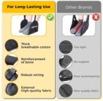 1 Pack - Foot Hammock for Plane Travel, Portable Airplane Foot Hammock with Memory Foam and Hardboard, Airplane Travel Essentials - Image 5