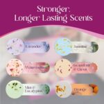 Aromatherapy Shower Steamers Gift Set – 12 Spa Tablets, 6 Scents (Lavender, Mint & Eucalyptus, Jasmine, Watermelon, Grapefruit & Orange) – Relaxation & Stress-Relief Self-Care Gifts for Women - Image 5