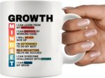 Growth Mindset Definition Mug Inspirational Gifts for Women Men Motivational Gifts For Son Daughter Coworkers Employees Students Novelty Drinkware Ceramic Mug 11 oz White - Image 8