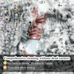 Shoe Washing Machine Bag, Laundry Shoe Bag for Washer and Dryer, Reusable Zipper Plush Sneaker Washing Machine Bag for Shoes, Gym,Tennis Shoes, Sports Delicate Gray 2pc - Image 4