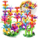 Girl Toys for 3 4 5 6 Year Old Girls Birthday Gift, Flower Garden Building Toys Set for Girls Toddlers Kids Ages 3-5, Building Educational Stem Toys - Image 3