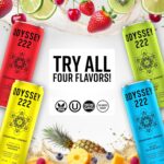 Odyssey Elixir - Odyssey 222 - Sparkling Energy Drink - 222 mg of Caffeine - Lion's Mane & Cordyceps - Energy & Focus - Endurance & Stamina - Nootropic - Pre Workout - Pineapple Mango - Image 5