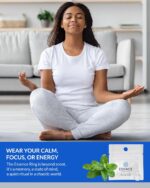 Essence Wearable Aromatherapy Nasal Diffuser – Peppermint Essential Oil Nose Ring Silicone Inhaler for Stress & Mood Support - Made in USA & Travel-Friendly (3 Pack) - Image 3