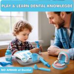 Dentist Play Set for Toddlers 3-5 - Doctor Kit Toy Gifts for 3 4 Year Old Girls, Pretend Play Montessori Toys Teeth and Dental Playset Medical Kits for Boys Kids 2-4 5 6 7 8 - Image 7