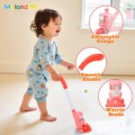 Meland Kids Cleaning Set - 8Pcs Toddler Broom and Toy Vacuum Cleaner, Pretend Play Children House Cleaning Toys, Christmas Birthday Gift for Girls and Boys - Image 3