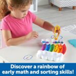 Learning Resources Rainbow Sorting Set, fine Motor, Sorting, Patterning & Addition Skills, Toddler Educational Toys, Sensory Tray - Image 4