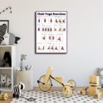 Chair Yoga Practice Poster for Seniors Yoga Room Poster Canvas Painting Posters and Prints Wall Art Pictures for Living Room Bedroom Decor (12×18inch No Framed) - Image 5