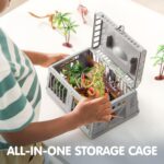 JOYIN Dinosaur Toys with Activity Play Mat & Storage Cage, 19 PCS Realistic Dinosaur Figures & Trees for Toddlers Kids Ages 3-5, Ideal for Boys and Girls Gift - Image 5