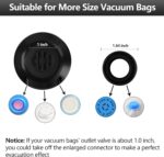 Electric Pump for Vacuum Storage Bags Travel Vacuum Pump for Various Vacuum Seal Bags Portable Vacpack Air Pump for Compression Clothing Blanket Luggage Black (Storage Bag Not Included) - Image 5