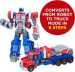 Transformers Toys Heroic Optimus Prime Action Figure - Timeless Large-Scale Figure, Changes into Toy Truck - Toys for Kids 6 and Up, 11-inch (Amazon Exclusive) - Image 3