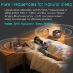 Sound Frequency Machine,Meditation Generator Instrument,Tone Device Tools - Solfeggio Frequencies Bath for Yoga, Mindfulness, Vibration System of Chakra Balancing, 5 Tones, 3 Timers - Image 7