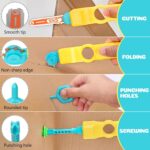 Cardboard Cutter Tools for Kids, Cardboard Construction Kit for Age 5 6 7 8+, Creative STEM Educational Toys for Family, Team Activities, Classroom Learning, Birthday for Boy Girl - Image 7