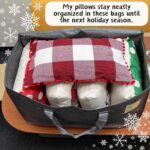 VENO 8 Pack Moving Bags and Large Christmas Storage Bins with lids. Alternative to Moving Boxes, Packing Supplies for College. Extra Large Heavy Duty Totes for Packaging (Dark Gray, 8 Pack) - Image 3