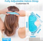 NEWGO Cooling Eye Mask for Puffy Eyes, Cold Eye Mask Eye Ice Pack for After Eyes Surgery, Tension Stress Relief, Itchy Eyes, Headaches, Dark Circles - Blue - Image 5
