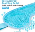 NEWGO Cooling Eye Mask for Puffy Eyes, Cold Eye Mask Eye Ice Pack for After Eyes Surgery, Tension Stress Relief, Itchy Eyes, Headaches, Dark Circles - Blue - Image 7