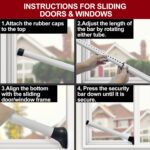 AceMining Upgraded Door Security Bar & Sliding Patio Bar, Heavy Duty Stoppers Adjustable Jammer for Home, Apartment, Travel (1 Pack,White) - Image 8