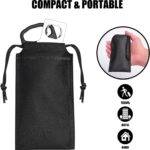 Portable Door Lock for Travel, Door Lock Self-Defense Security Device for Home, Apartment, Hotel, Living Motel, School Dorm, House for Open Inwards Door - Image 5