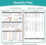 Budget Planner - Monthly Budget Book with Expense Tracker Notebook, Undated Bill Organizer & Finance Planner to Take Control of Your Money, 2025-2026 Account Book to Manage Your Finances-Blue - Image 4