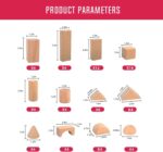 Migargle Wooden Building Blocks Set for Kids - Stacker Stacking Game Construction Toys Set Preschool Colorful Learning Educational Toys - Geometry Wooden Blocks for 3+ Year Old Boys & Girls - Image 4