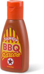 Melissa & Doug 5-Piece Favorite Condiments Play Food Set Play Ketchup and Mustard Bottles, Pretend Food Set for Kids Ages 3+ - Image 5