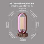 Automatic Bamboo Wind Chimes System, Sound Healing Instruments for Relaxation, Sound Bath– Indoor Electronic Wind Chime, Ideal Meditation Accessory - Image 4