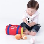 Baby GUND My First Sports Bag Stuffed Plush Playset, Baby Gift Toys for Boys and Girls Ages 1 & Up, 5 Piece, 8" - Image 5