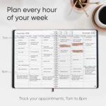 2026 Planner Weekly and Monthly – Hourly Appointment Book 2026 – Softcover, Twin-Wire Binding – Teacher Planner, Simple Design for Productivity – January 2026 to December 2026, 8.5 x 11 - Image 3