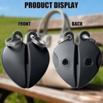 Anti Theft Zipper Clips, Purse & Backpack Zipper Lock, Anti Pickpocket, Outdoor Travel Safety Essentials, 2 Pack, Black - Image 5