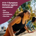 Phillips' Colon Health Daily Probiotic Capsules, 4-in-1 Symptom Defense to help defend against Occasional Gas, Bloating, Constipation, and Diarrhea, Daily Supplement, 60 Count - Image 3