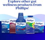 Phillips' Colon Health Daily Probiotic Capsules, 4-in-1 Symptom Defense to help defend against Occasional Gas, Bloating, Constipation, and Diarrhea, Daily Supplement, 60 Count - Image 6