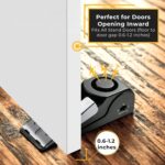 Portable Door Lock + Door Stop Alarm Set – Travel Safety Kit for Hotel Rooms, Home, Dorms & Apartments – PocketLock (Black, Lock + Alarm) - Image 5