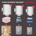 Vacuum Storage Bags for Travel, 10 Pack Vacuum Seal Bags for Clothing Travel, Compression Packing Kit with High Pressure Electric Pump, Space Saver for Clothes Luggage Traveling - Image 4