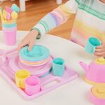 Battat – Play Circle – Dish Set – Plates, Cups, and Tea Party Toys – Kitchen toys for Toddlers – Pretend Play – 3+ Years(34 Pieces) - Image 4