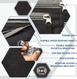 VENTURE 4TH Money Belt for Travel – Hidden Under-Clothes RFID Blocking Passport Holder & Slim Travel Wallet Pouch for Men & Women to Protect Cash, Cards & Documents (Black) - Image 6