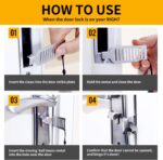 Portable Door Lock for Travel - Improved Travel Hotel Door Lock Apartment Security Device Door Jammer ozozo - Image 5