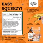 Wild & Organic Immune Mushroom Tincture - 8-in-1 Immune Support with Chaga, Reishi, Turkey Tail, Lion’s Mane, Maitake Extract - Liquid Mushroom Supplement - Vegan, Sugar & Alcohol-Free Drops - 4 oz - Image 4