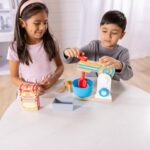 Melissa & Doug Make-a-Cake, 10-Piece Wooden Mixer Set with Play Food & Play Kitchen Accessories, Preschool Toys for Girls & Boys Ages 3+ - FSC Certified - Image 3